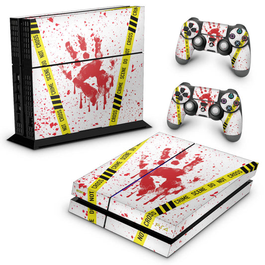 Skin Anti-Rage PS4 Fat - Cena de Crime Scene