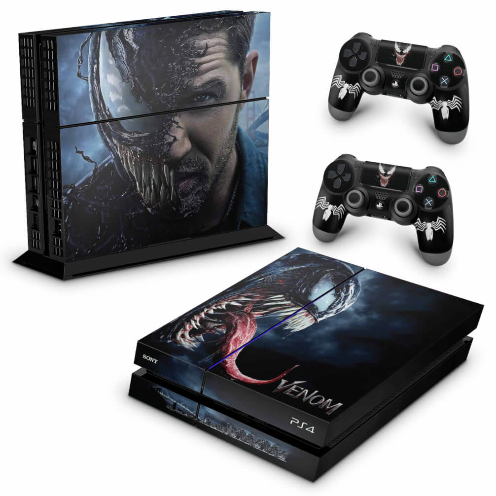 Skin Anti-Rage PS4 Fat - Venom - Pop Arte Skins