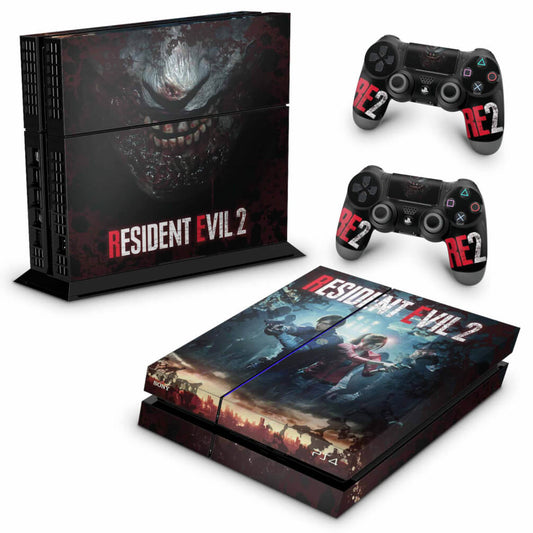 Skin Anti-Rage PS4 Fat - Resident Evil 2 Remake