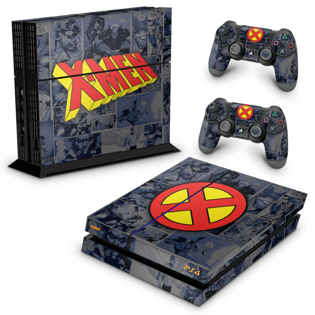 Skin Anti-Rage PS4 Fat - X-Men Comics - Pop Arte Skins