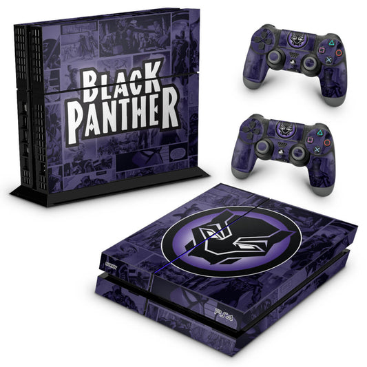 Skin Anti-Rage PS4 Fat - Pantera Negra Comics