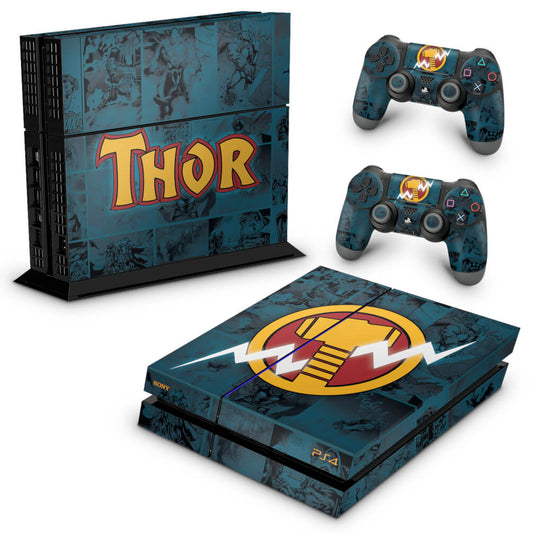 Skin Anti-Rage PS4 Fat - Thor Comics