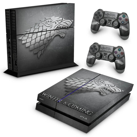 Skin Anti-Rage PS4 Fat - Game Of Thrones Stark