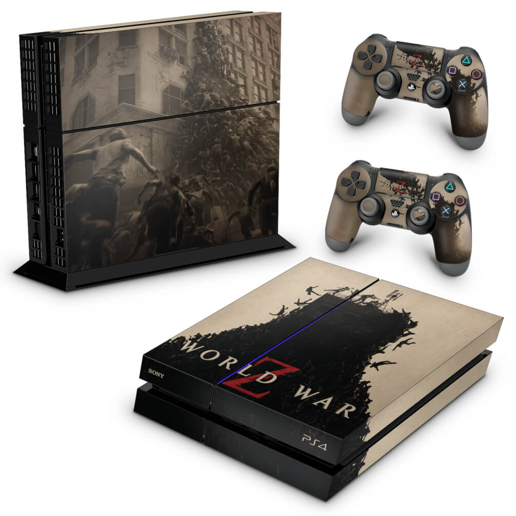 Skin Anti-Rage PS4 Fat - World War Z - Pop Arte Skins