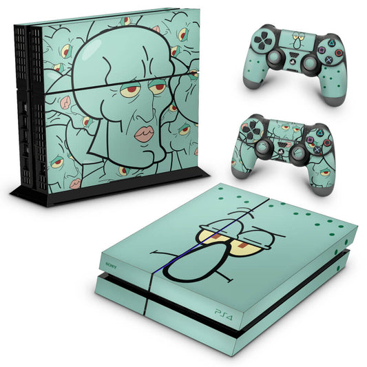Skin Anti-Rage PS4 Fat - Lula Molusco Bob Esponja