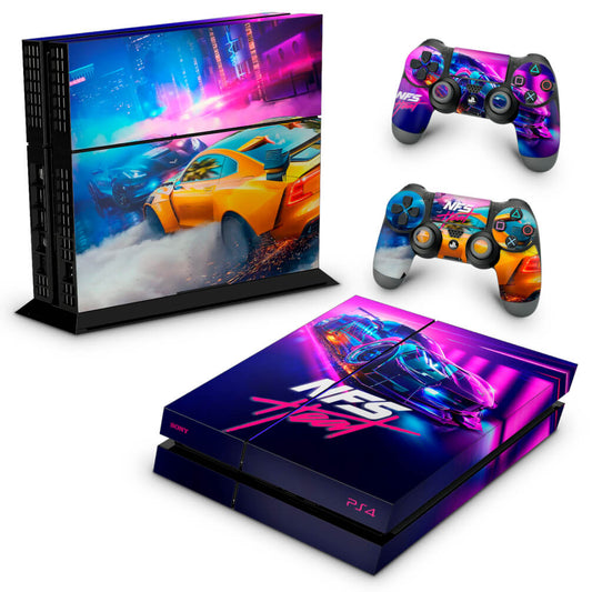 Skin Anti-Rage PS4 Fat - Need For Speed Heat