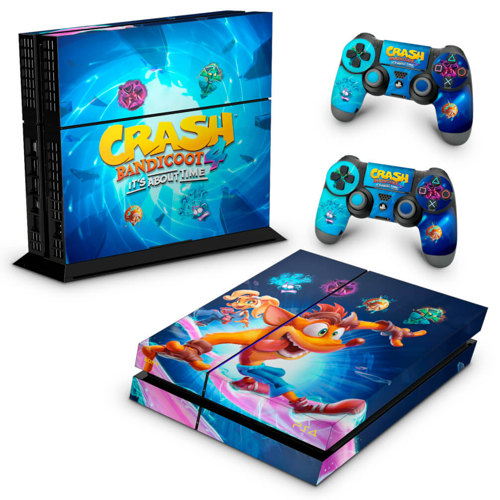 Skin Anti-Rage PS4 Fat - Crash Bandicoot 4 - Pop Arte Skins