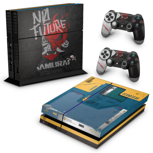 Skin Anti-Rage PS4 Fat - Cyberpunk 2077 Bundle