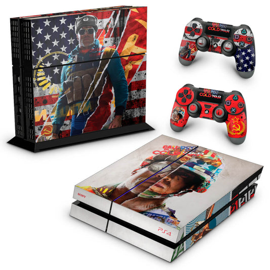 Skin Anti-Rage PS4 Fat - Call Of Duty Cold War