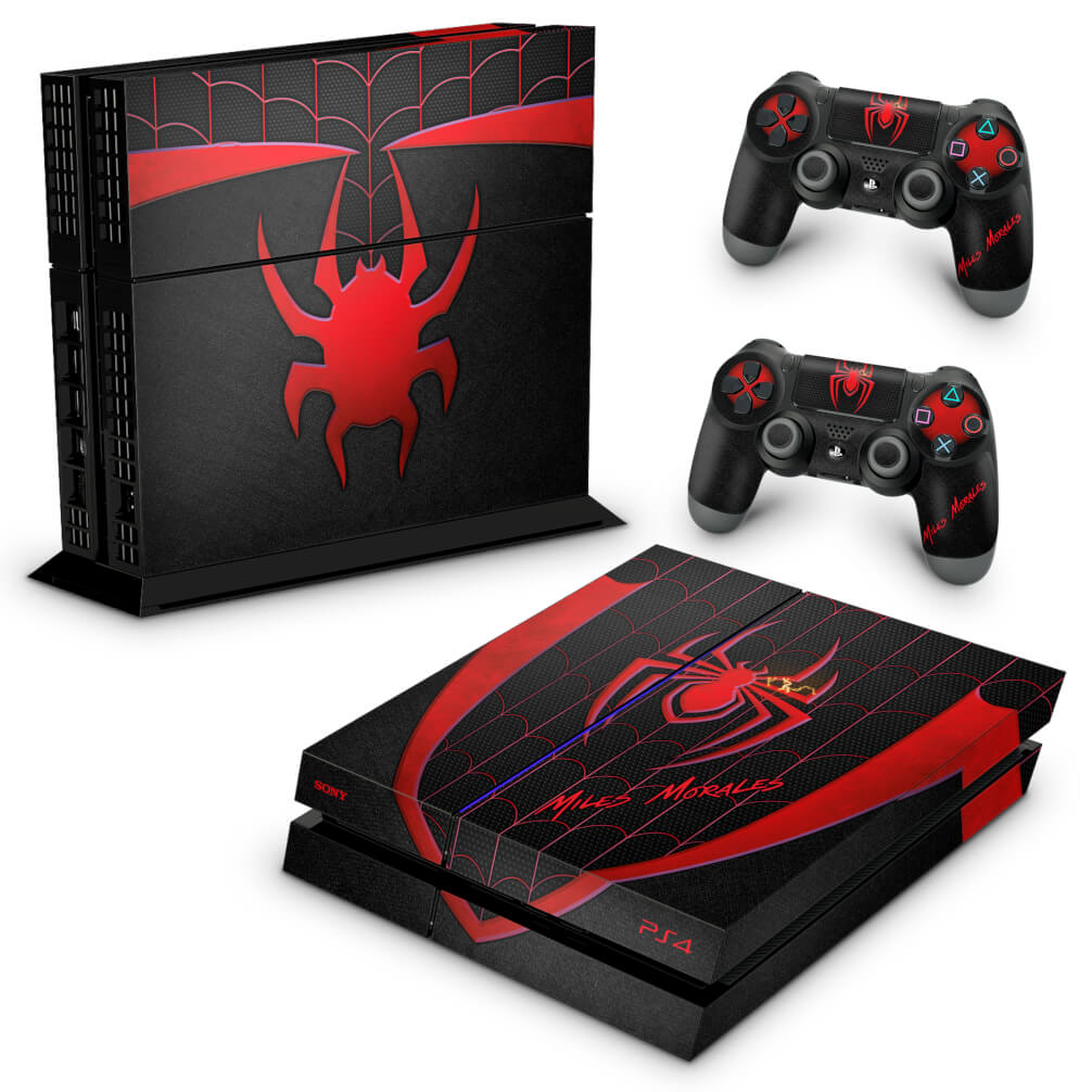 Skin Anti-Rage PS4 Fat - Spider-Man: Miles Morales - Pop Arte Skins