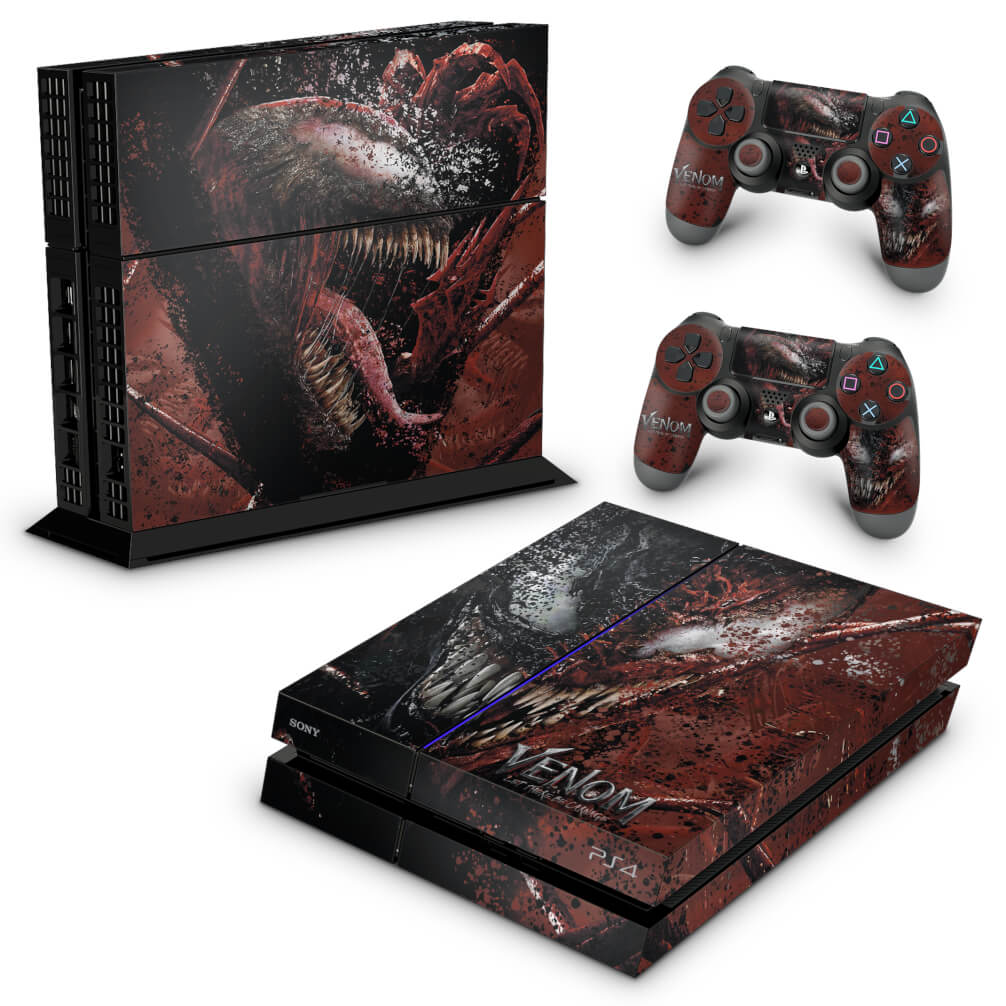 Skin Anti-Rage PS4 Fat - Venom Tempo de Carnificina - Pop Arte Skins