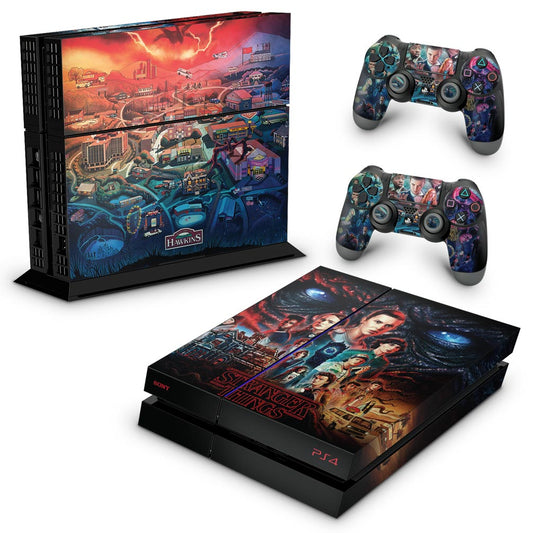 Skin Anti-Rage PS4 Fat - Stranger Things