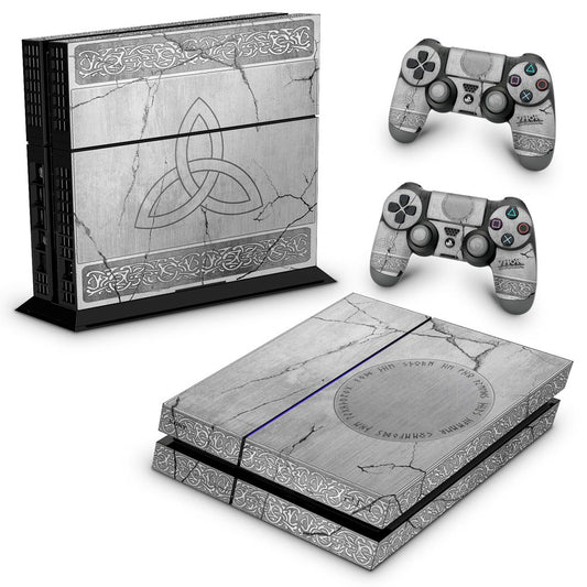 Skin Anti-Rage PS4 Fat - Mjolnir Thor Amor e Trovão
