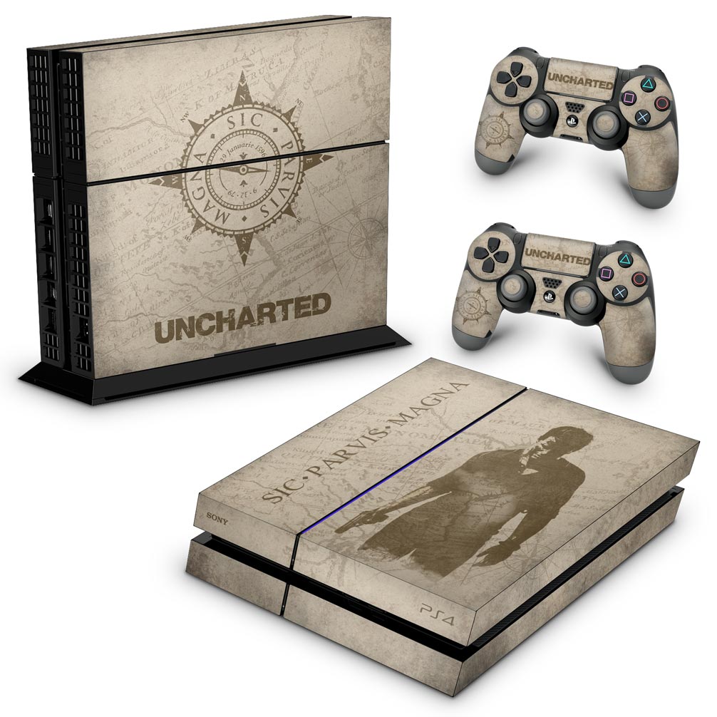 Skin Anti-Rage PS4 Fat - Uncharted - Pop Arte Skins