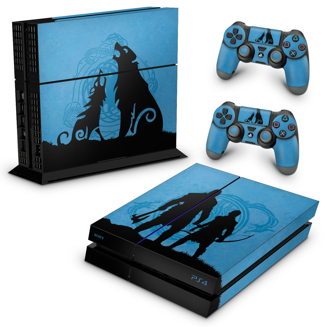 Skin Anti-Rage PS4 Fat - God of War Ragnarok Edition - Pop Arte Skins