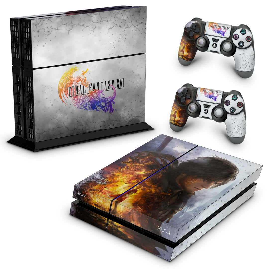 Skin Anti-Rage PS4 Fat - Final Fantasy XVI - Pop Arte Skins