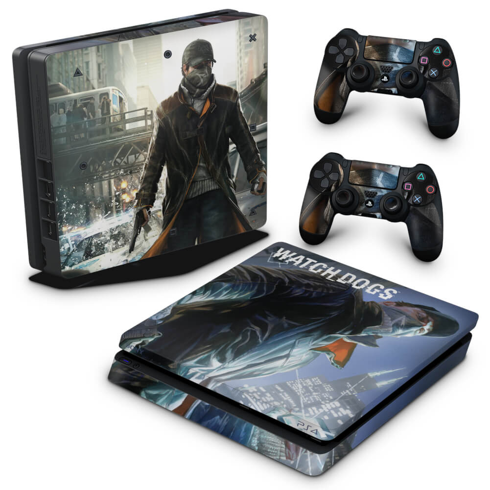 Skin Anti-Rage PS4 Slim - Watch Dogs