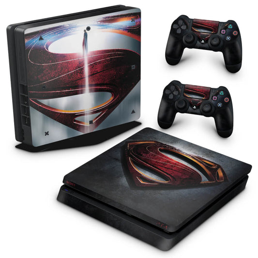 Skin Anti-Rage PS4 Slim - Superman - Super Homem