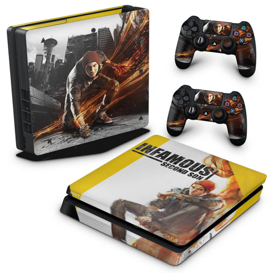 Skin Anti-Rage PS4 Slim - Infamous