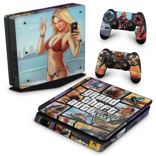 Skin Anti-Rage PS4 Slim - GTA V