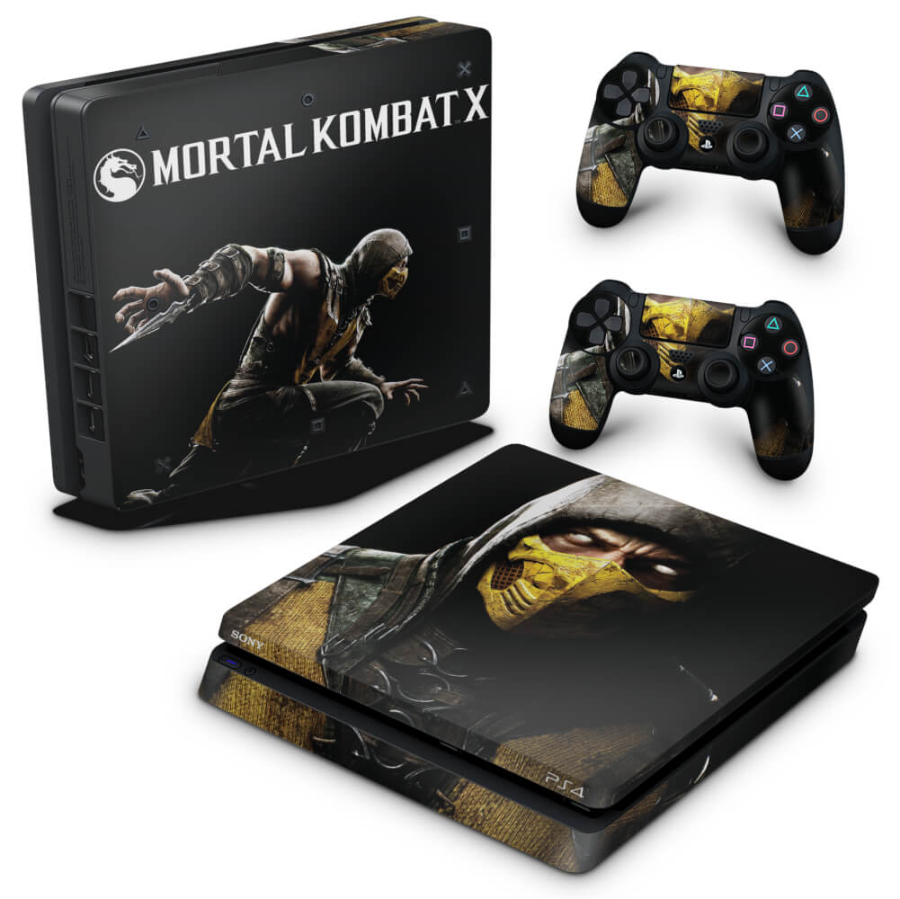 Skin Anti-Rage PS4 Slim - Mortal Kombat X