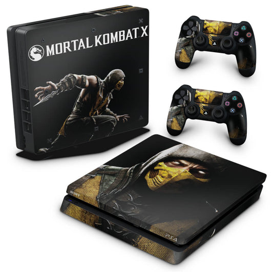Skin Anti-Rage PS4 Slim - Mortal Kombat X