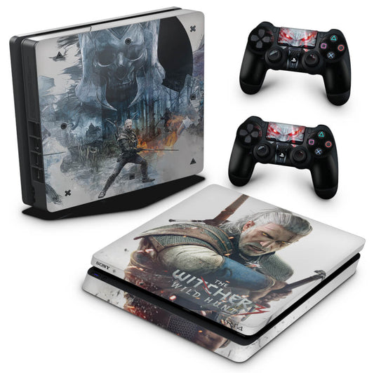 Skin Anti-Rage PS4 Slim - The Witcher #B
