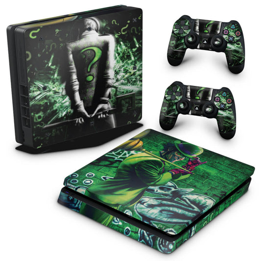 Skin Anti-Rage PS4 Slim - Charada Batman
