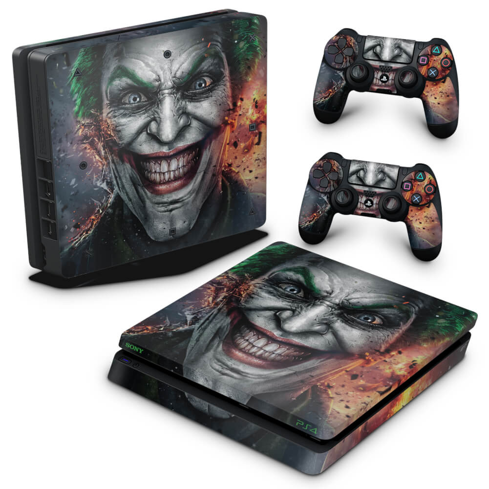 Skin Anti-Rage PS4 Slim - Coringa Joker