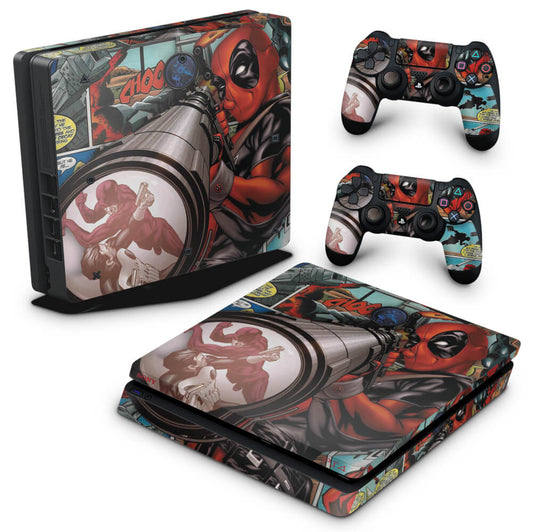 Skin Anti-Rage PS4 Slim - Deadpool