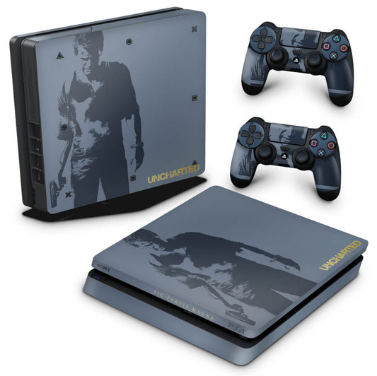 Skin Anti-Rage PS4 Slim - Uncharted 4 Limited Edition
