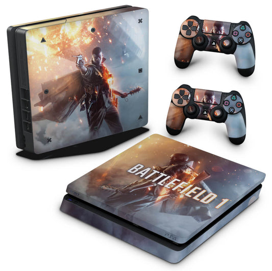 Skin Anti-Rage PS4 Slim - Battlefield 1