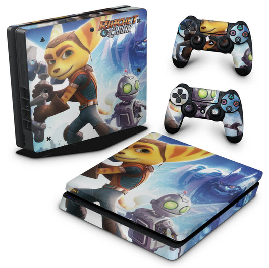 Skin Anti-Rage PS4 Slim - Ratchet & Clank