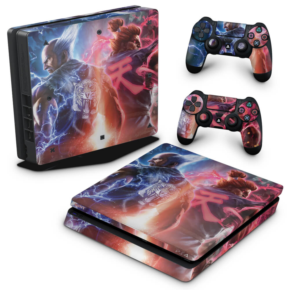 Skin Anti-Rage PS4 Slim - Tekken 7