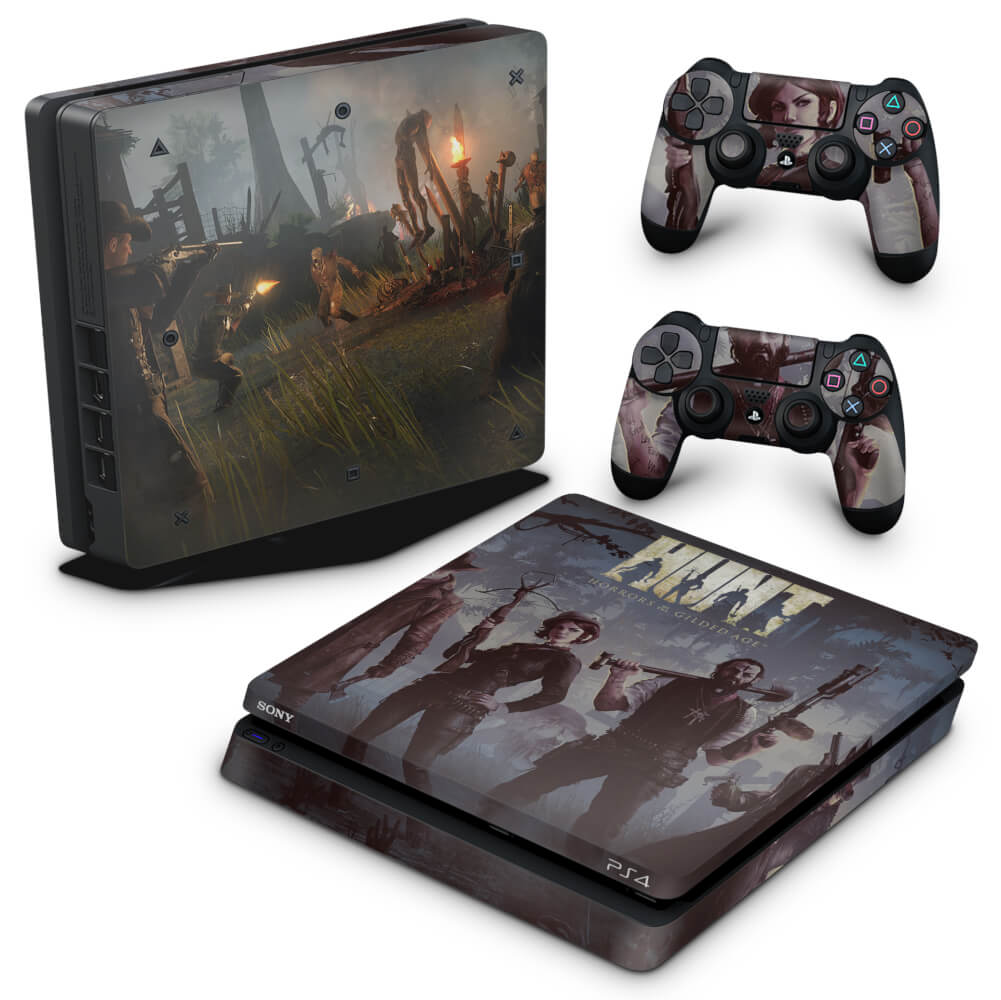 Skin Anti-Rage PS4 Slim - Hunt: Horrors of the Gilded Age