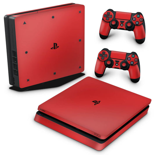 Skin Anti-Rage PS4 Slim - Vermelho