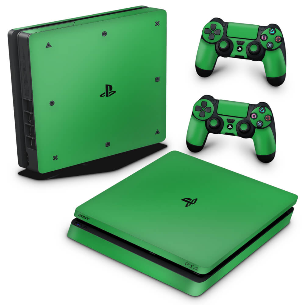 Skin Anti-Rage PS4 Slim - Verde Grama