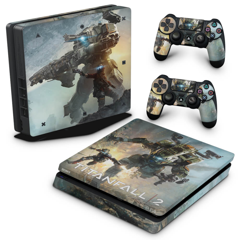 Skin Anti-Rage PS4 Slim - Titanfall 2 #a