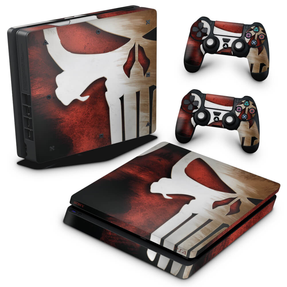 Skin Anti-Rage PS4 Slim - The Punisher Justiceiro