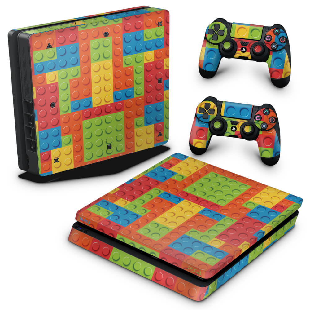 Skin Anti-Rage PS4 Slim - Lego peça