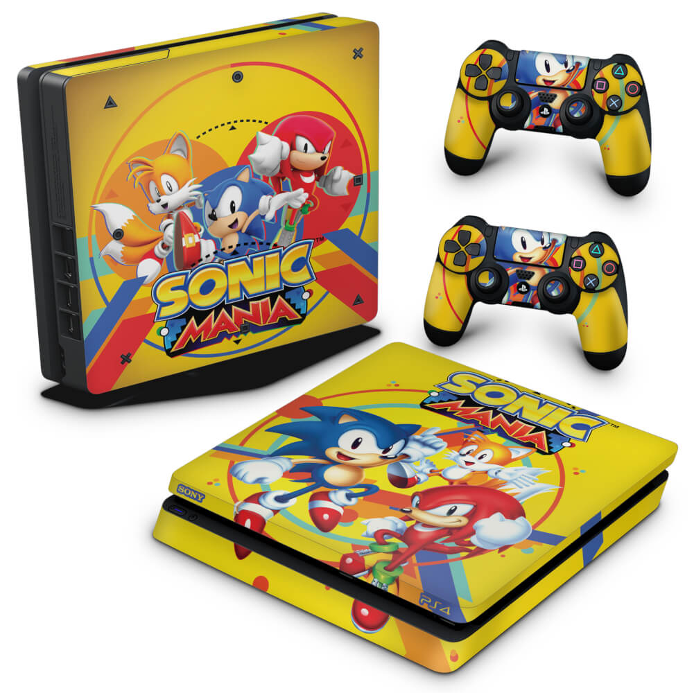 Skin Anti-Rage PS4 Slim - Sonic Mania