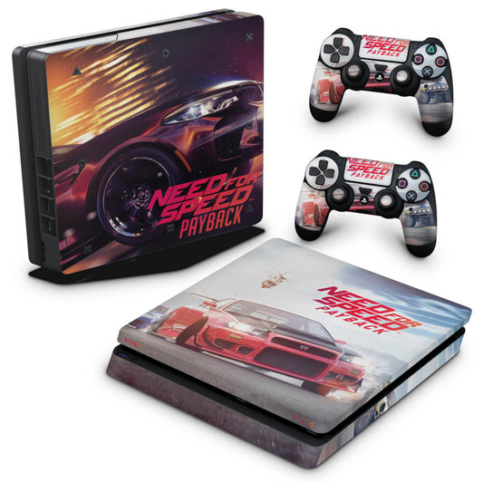 Skin Anti-Rage PS4 Slim - Need For Speed Payback