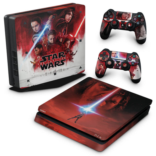 Skin Anti-Rage PS4 Slim - Star Wars The Last Jedi
