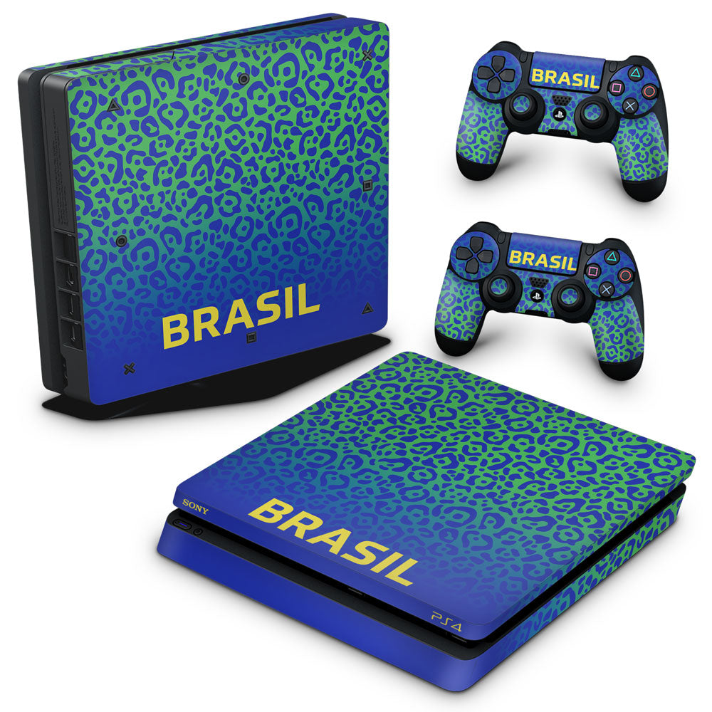 Skin Anti-Rage PS4 Slim - Brasil