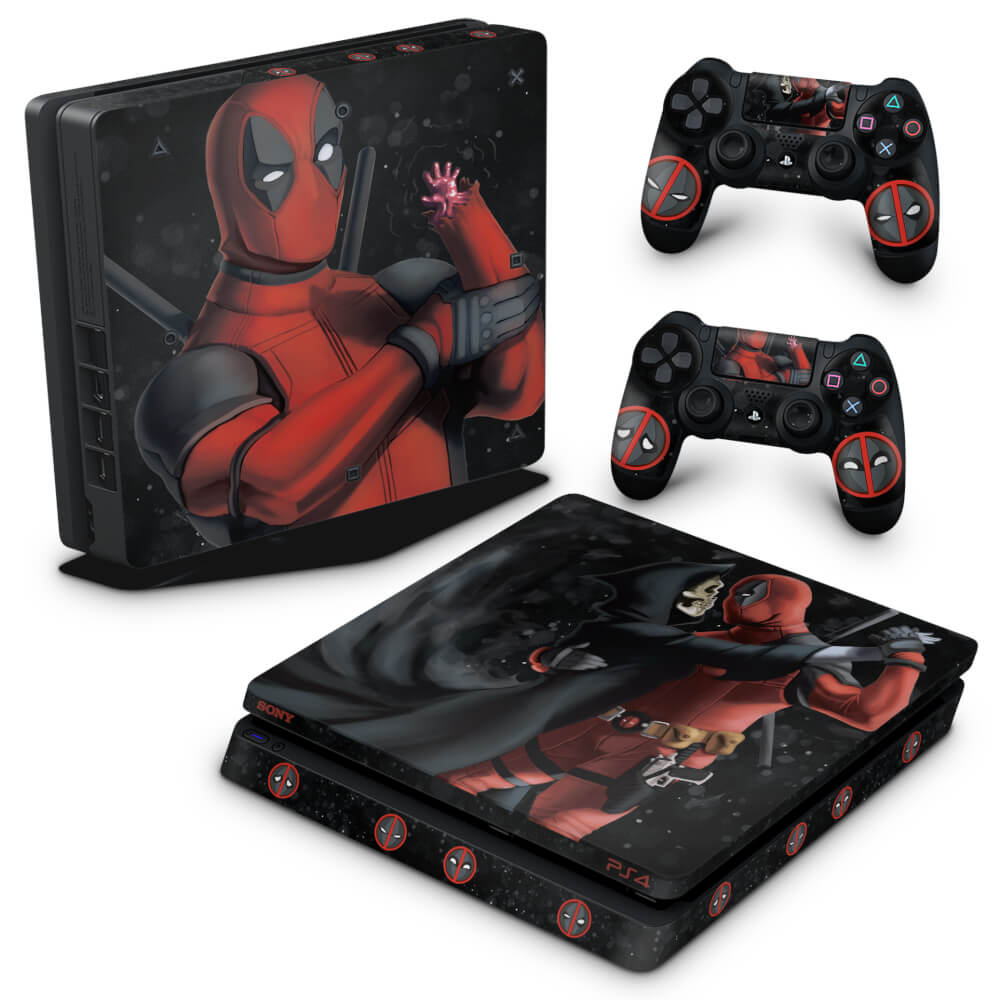 Skin Anti-Rage PS4 Slim - Deadpool 2