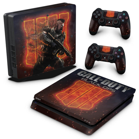Skin Anti-Rage PS4 Slim - Call of Duty Black Ops 4