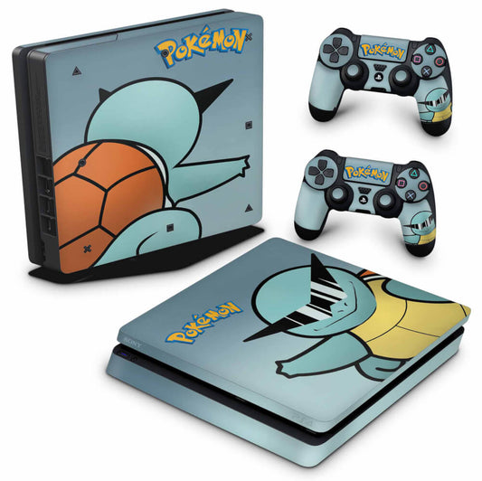 Skin Anti-Rage PS4 Slim - Pokemon Squirtle
