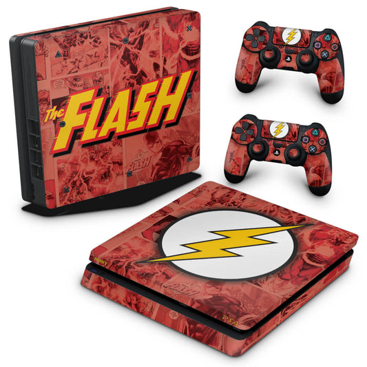 Skin Anti-Rage PS4 Slim - The Flash Comics
