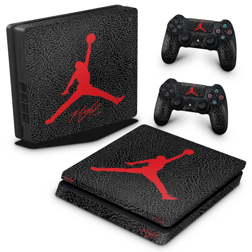 Skin Anti-Rage PS4 Slim - Air Jordan Flight