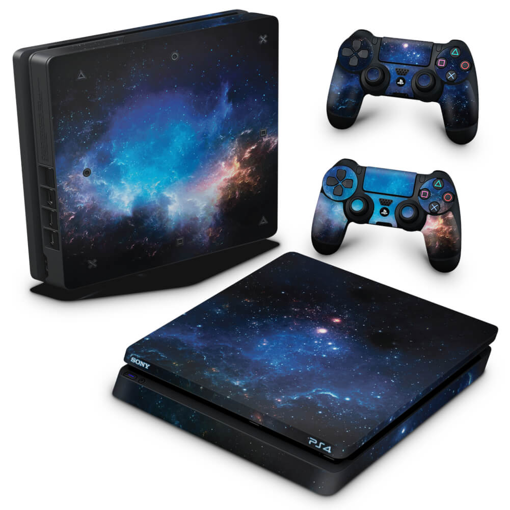 Skin Anti-Rage PS4 Slim - Universo Cosmos